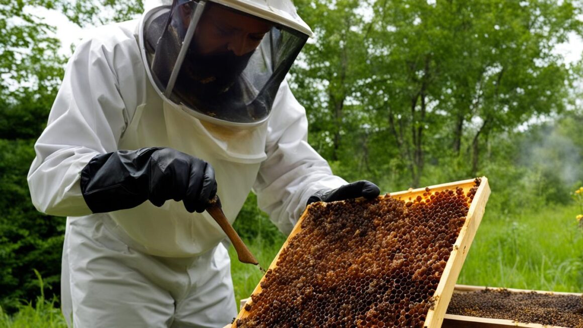 how to harvest honeycomb
