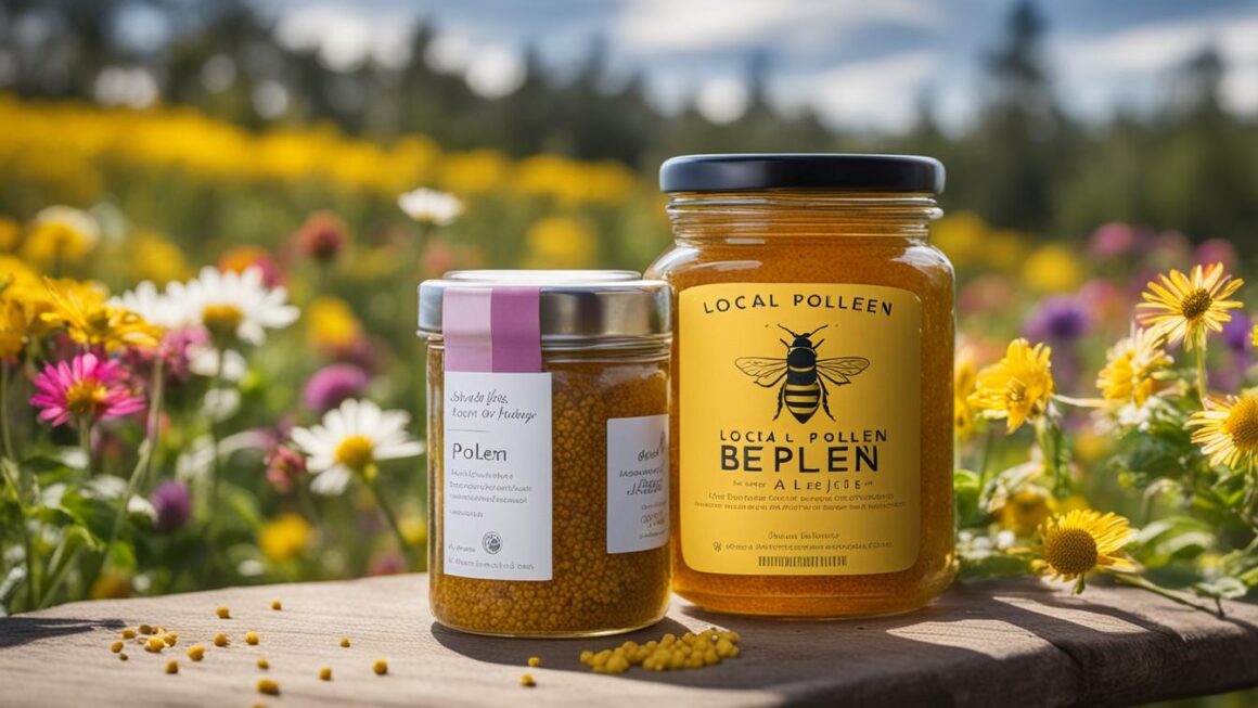 local bee pollen for allergies