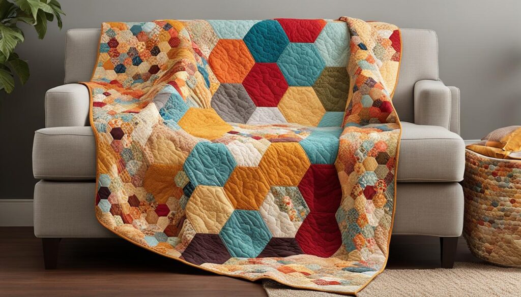 modern honeycomb quilt