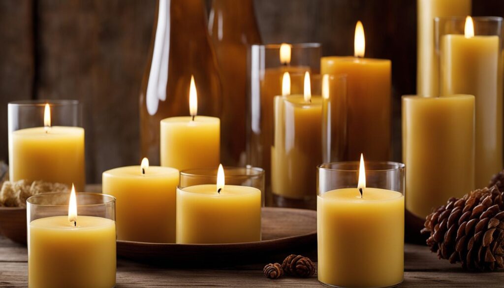 natural beeswax candles