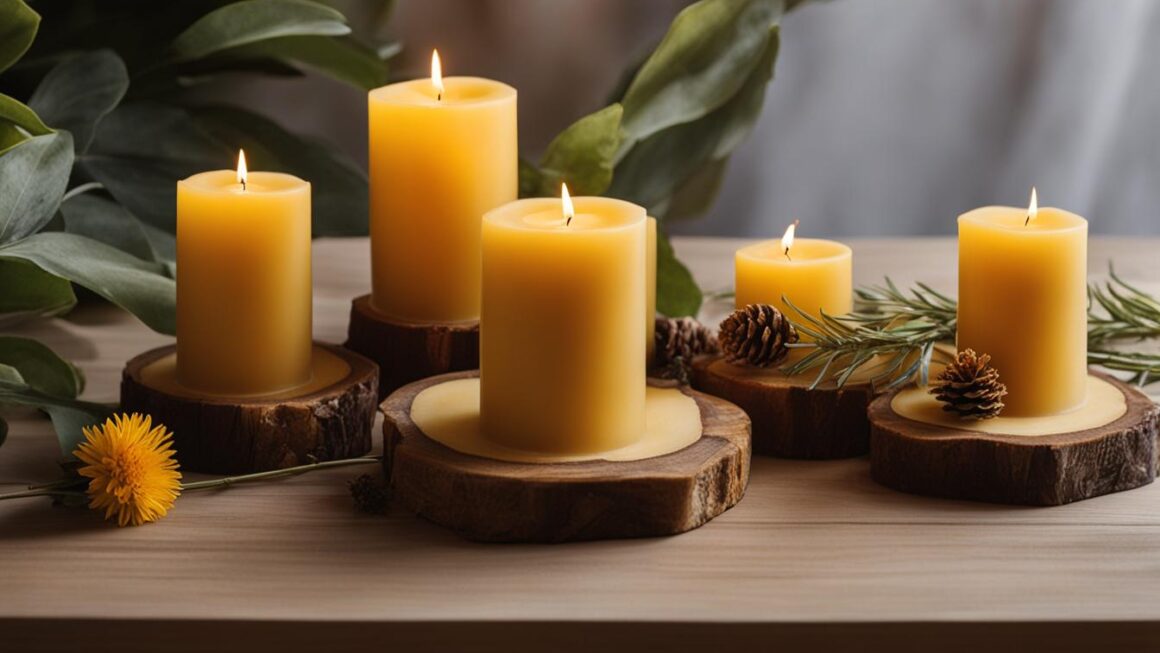 organic beeswax candles