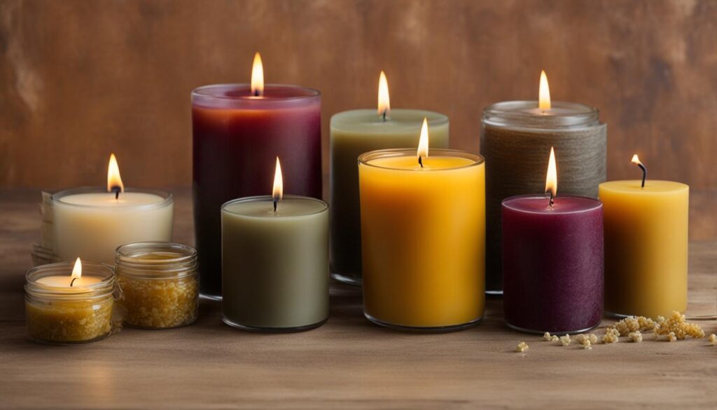 popular wick types for beeswax candles