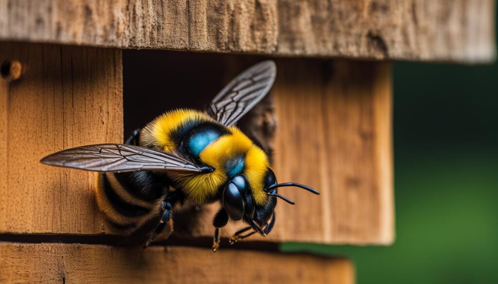 preventing carpenter bees aggression