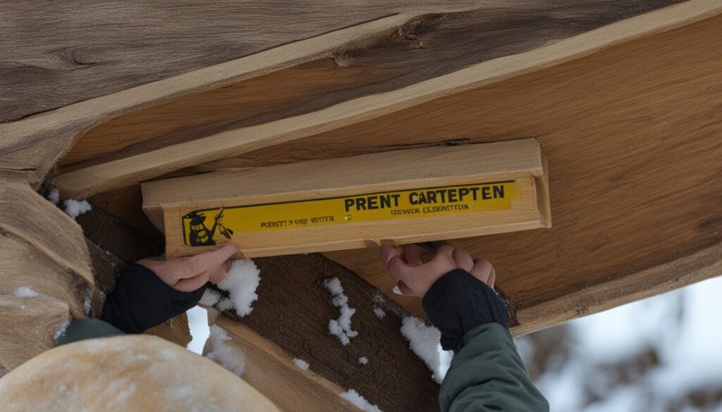 preventing carpenter bees in winter