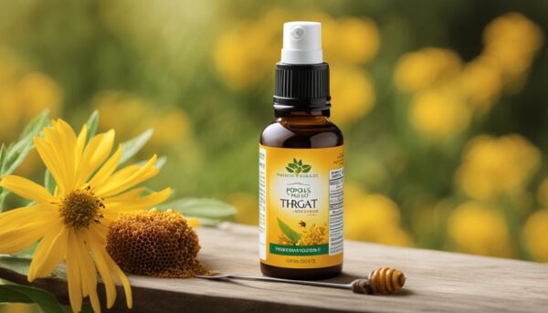 Propolis Sore Throat Spray: Natural Relief for a Soothing Throat