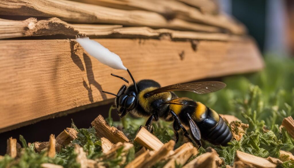 provoking carpenter bees