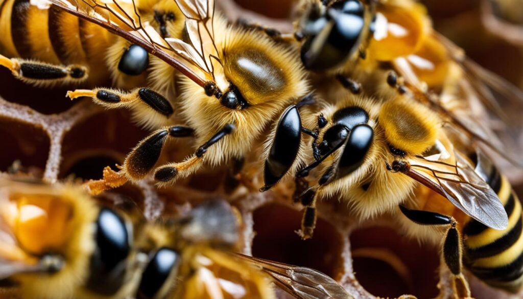 queen bee larvae