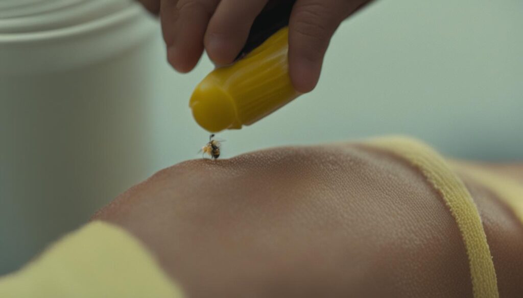 queen bee sting treatment