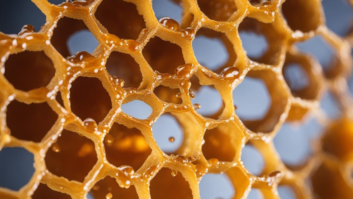 raw honeycomb honey