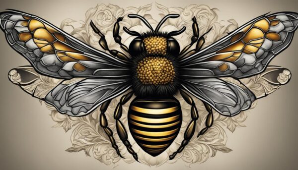 Realistic Queen Bee Tattoo: Stunning and Detailed Artwork