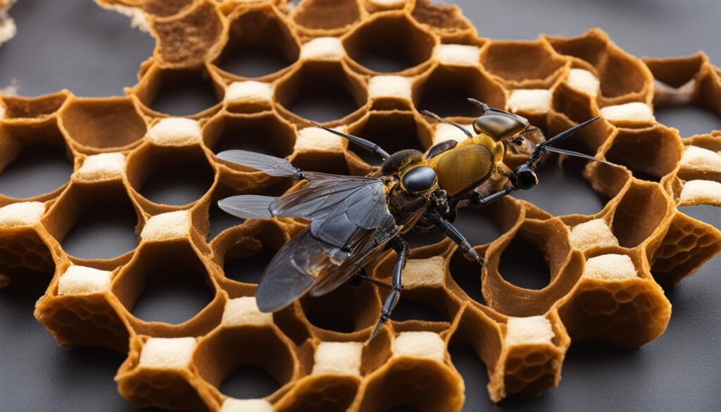 reproductive cycle of drones and queen bees