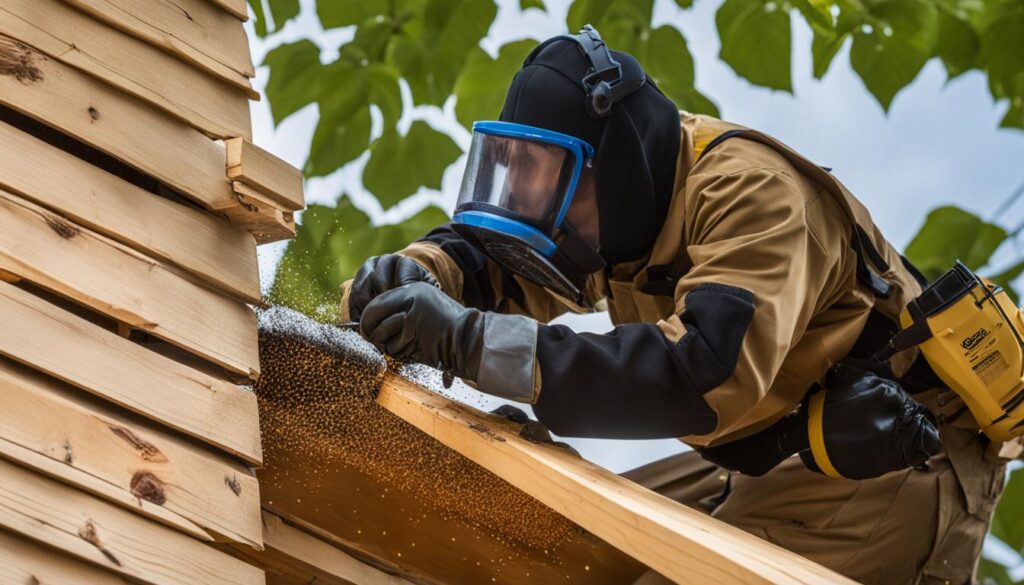 safe carpenter bee eradication