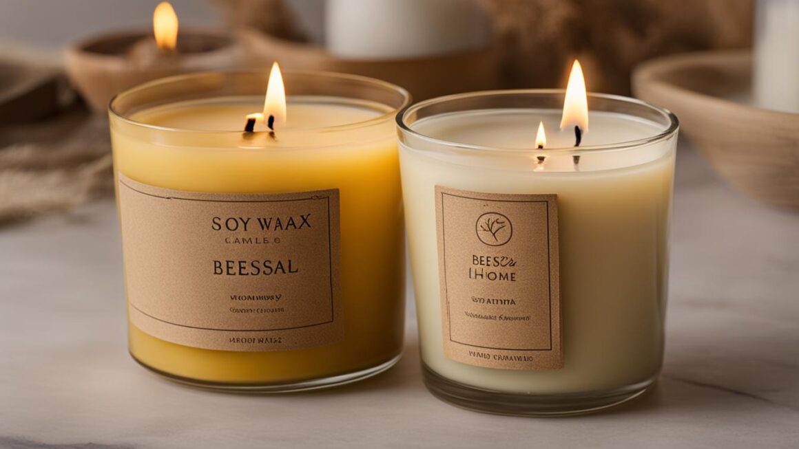 soy vs beeswax candles