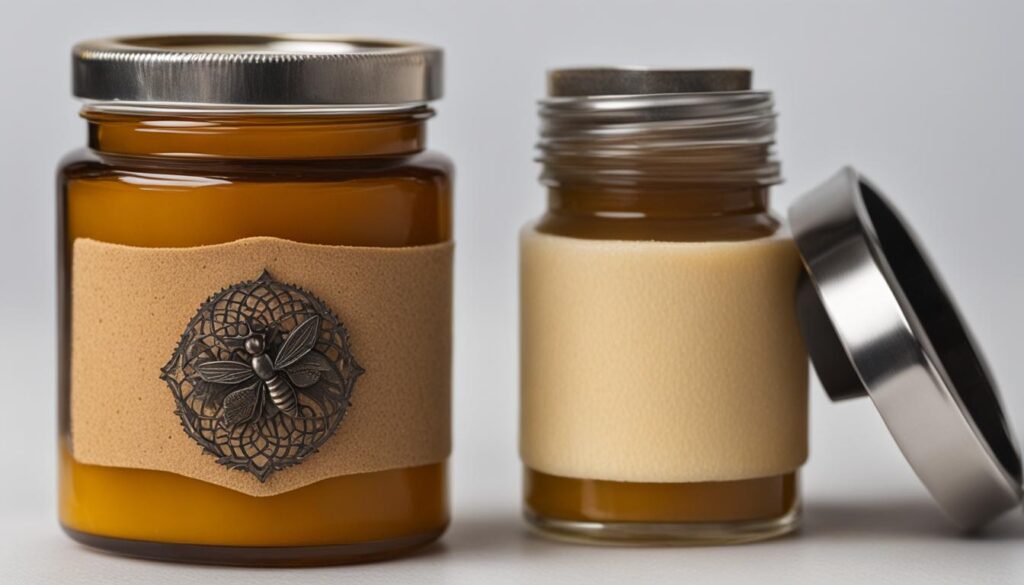 storage containers for beeswax