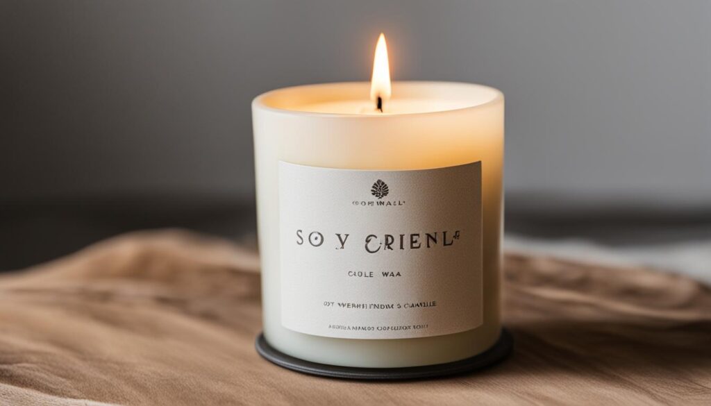 vegan-friendly soy wax candles