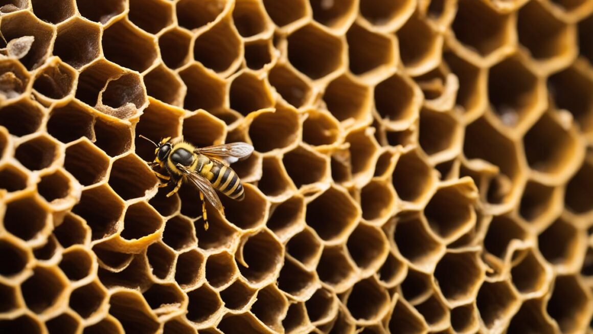 wasp honeycomb nest