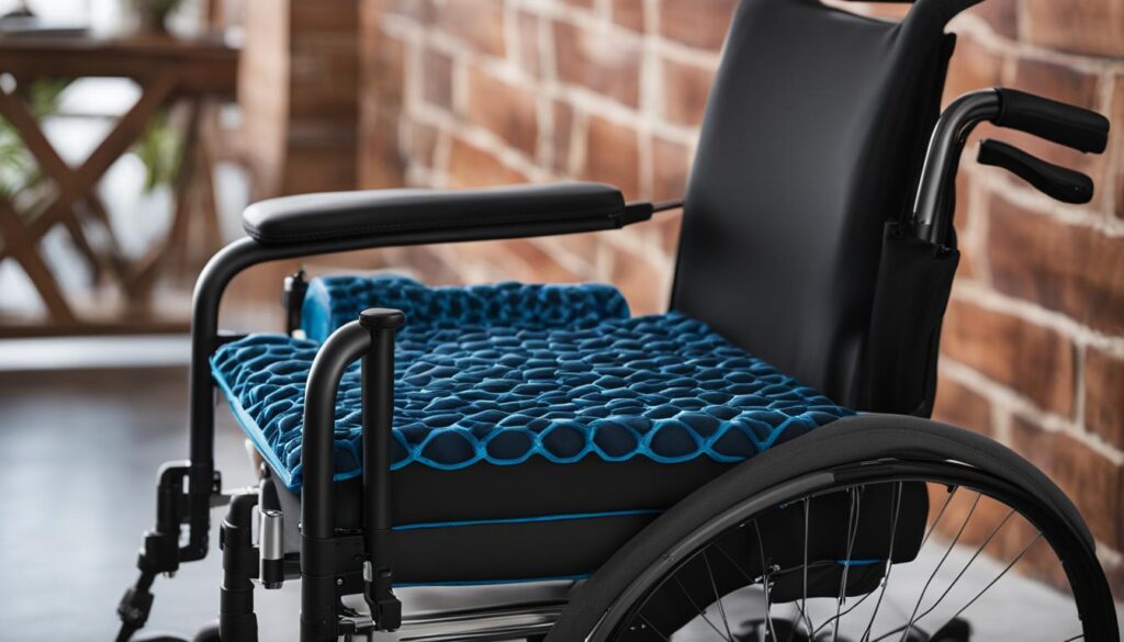 wheelchair cushion with additional features