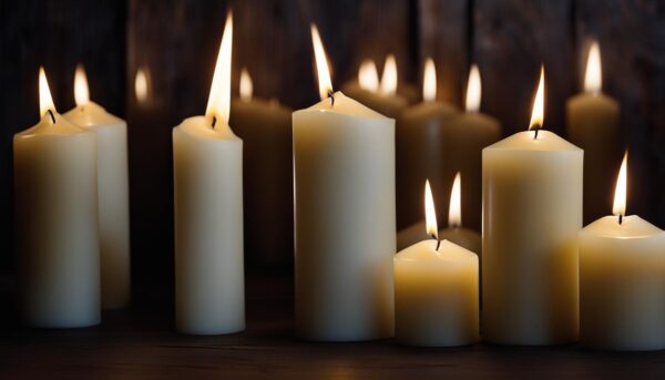 White Beeswax Candles Illuminate Your Space with Pure Elegance