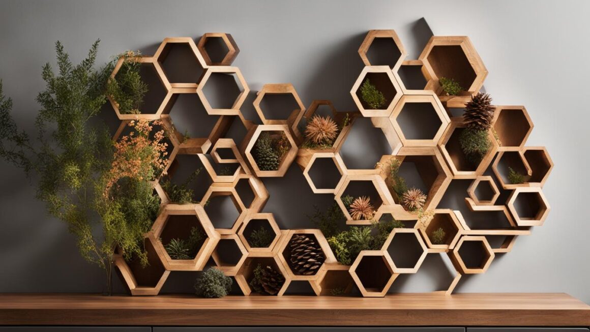 wooden honeycomb
